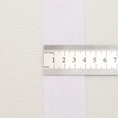 5yards 10/15/20/25/30/40/50mm Cotton Herringbone Webbing Tape Beige/White/Black High Tenacity Twill Binding Ribbon For Garmen
