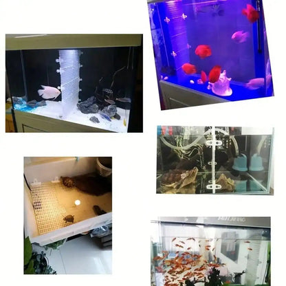 Adjustable Aquarium Divider Grid with Suction Cups Freely Move Up Down Ideal for Fish Tank Partitioning Easy to Install