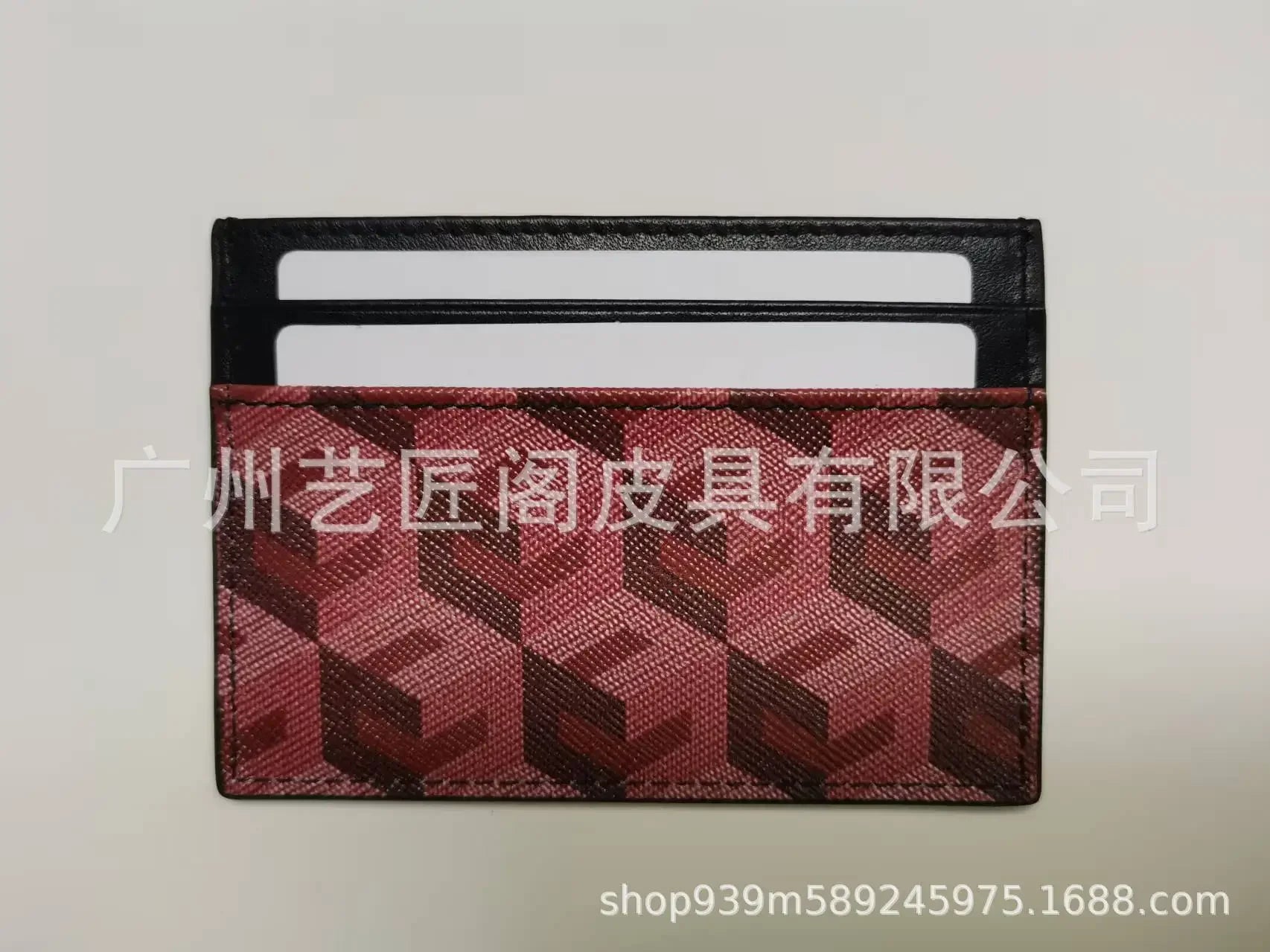 New Trendy 3D Pattern Genuine Leather Card Holder Multi-Functional Small Size for Men And Women Card Protector Coin Purse - 0