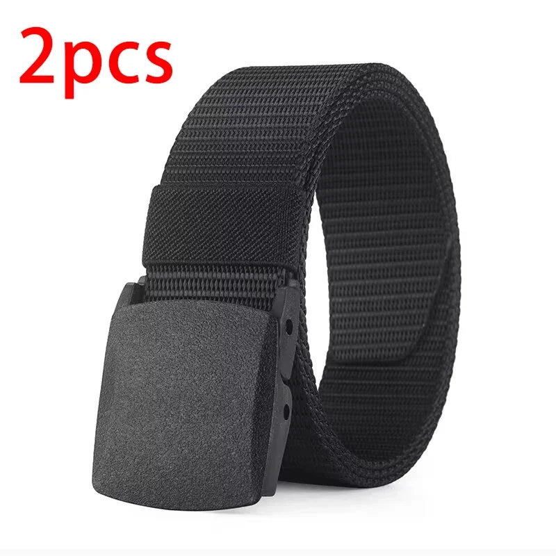 Men's Belt Outdoor Casual Canvas Belt Metal Free Training Nylon Tactical Belt With Pants Jeans Belt Sports Belts For Men Wome