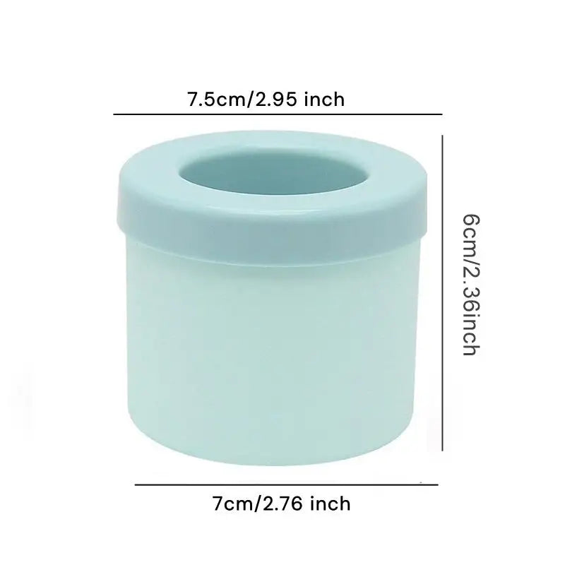 Silicone Ice Cube Mold Round Ice Bucket Summer Homemade DIY Refrigerator Freeze Ice Maker Creative Ice Cube Mold Barware Tool