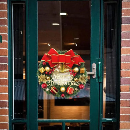 Christmas Decoration Handmade Simulation Christmas Wreath Door Hanging Window Props Exquisite High Quality Home Decor
