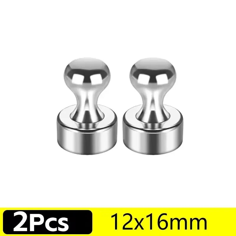 50/1Pcs Metal Strong Magnetic Pushpins Magnets Pin Whiteboard Fridge Thumbtack Power Magnet Sheets Push Pins for Office Schoo