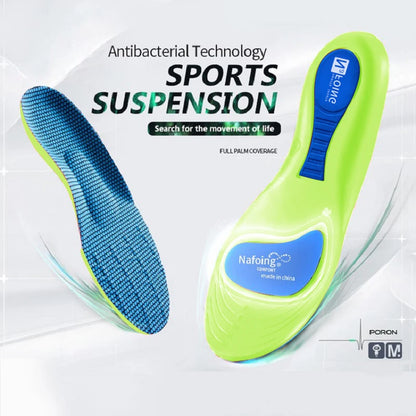Orthopedic Insoles for Feet Sport Shock-absorbing Insole for Shoes Arch Support Plantar Fasciitis Templates Pads Men Women So