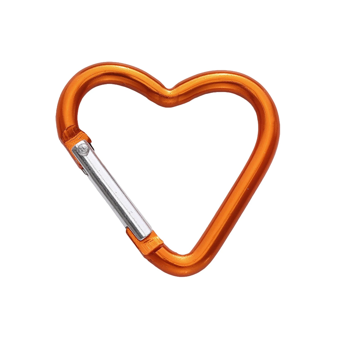 1 Pc Carabiner Rock Aluminum Mountain Buckle Star/Heart/D/Bone Shape Locking Clasp Keychain Multifunction Tools Jewelry Findi