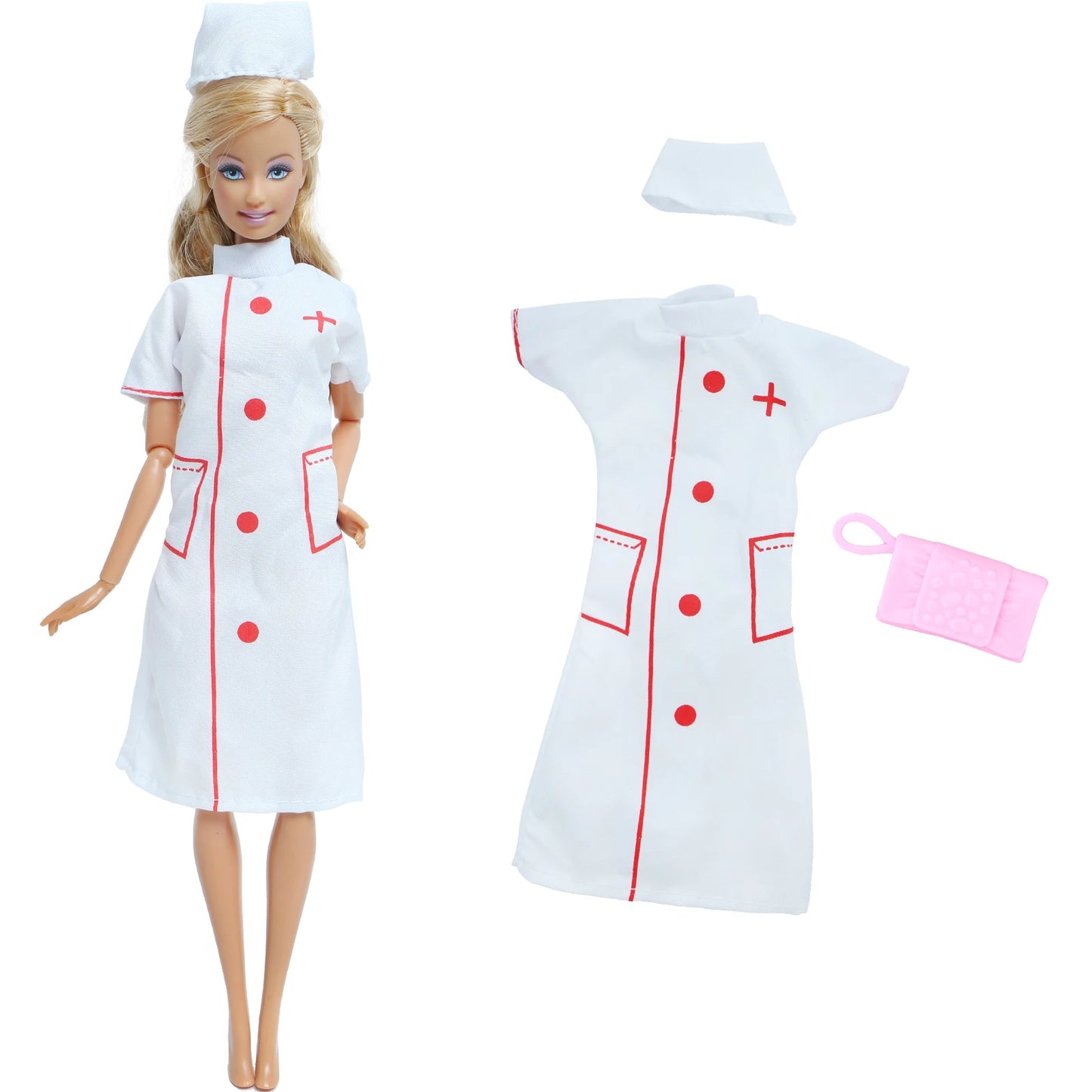 New Fashion Doll Dress Daily Outfit Girl Party Skirt Cute Mini Gown With Bag Clothes for 1/6 Doll DIY Accessories Baby Toys -