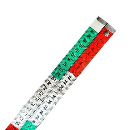 1Pc Quality Soft Tape with Snap Fasteners Soft Multicolor Measuring Tape Dual Sided Tape Measure Needlework Sewing Tool