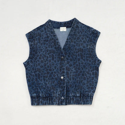 Ali Co AW26 denim leopard collection boys girls clothing dress skirt shirt vest and overalls