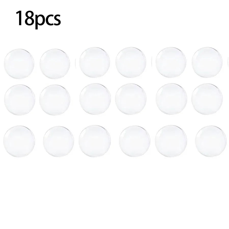 Door Knob Wall Shield Clear Soft Rubber Door Stopper Door Handle Bumper Mute Stickers Wall Protector Muffler Pad Protective P