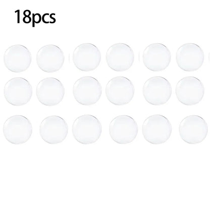 Door Knob Wall Shield Clear Soft Rubber Door Stopper Door Handle Bumper Mute Stickers Wall Protector Muffler Pad Protective P