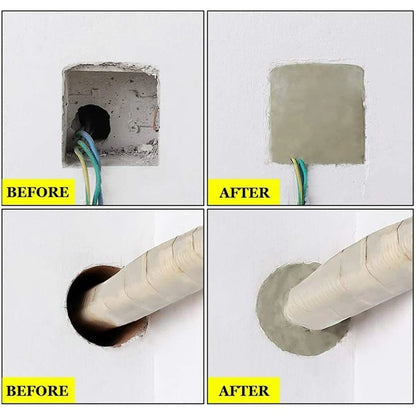 Wall Hole Sealing Cement Clay Sealant Cover Cracks Waterproof Repair Air Conditioning Hole Sewer Sealing Mending Plasticine