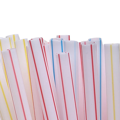 50-1000 Pcs Multicolor Drinking Straws Rietjes Milk Tea Bar Party Wedding Kitchen Home Accessories Beverage Black Straw Whole