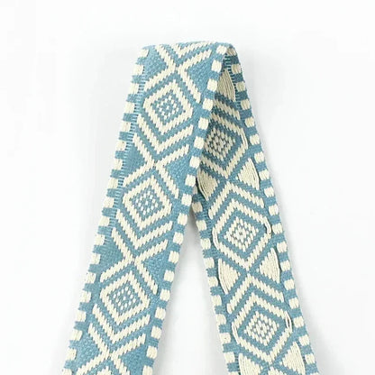 5/10M Meetee 38mm Jacquard Webbing Cotton Ribbon for Bag Shoulder Straps Clothing Braid Belt DIY Luggage Sewing Accessories