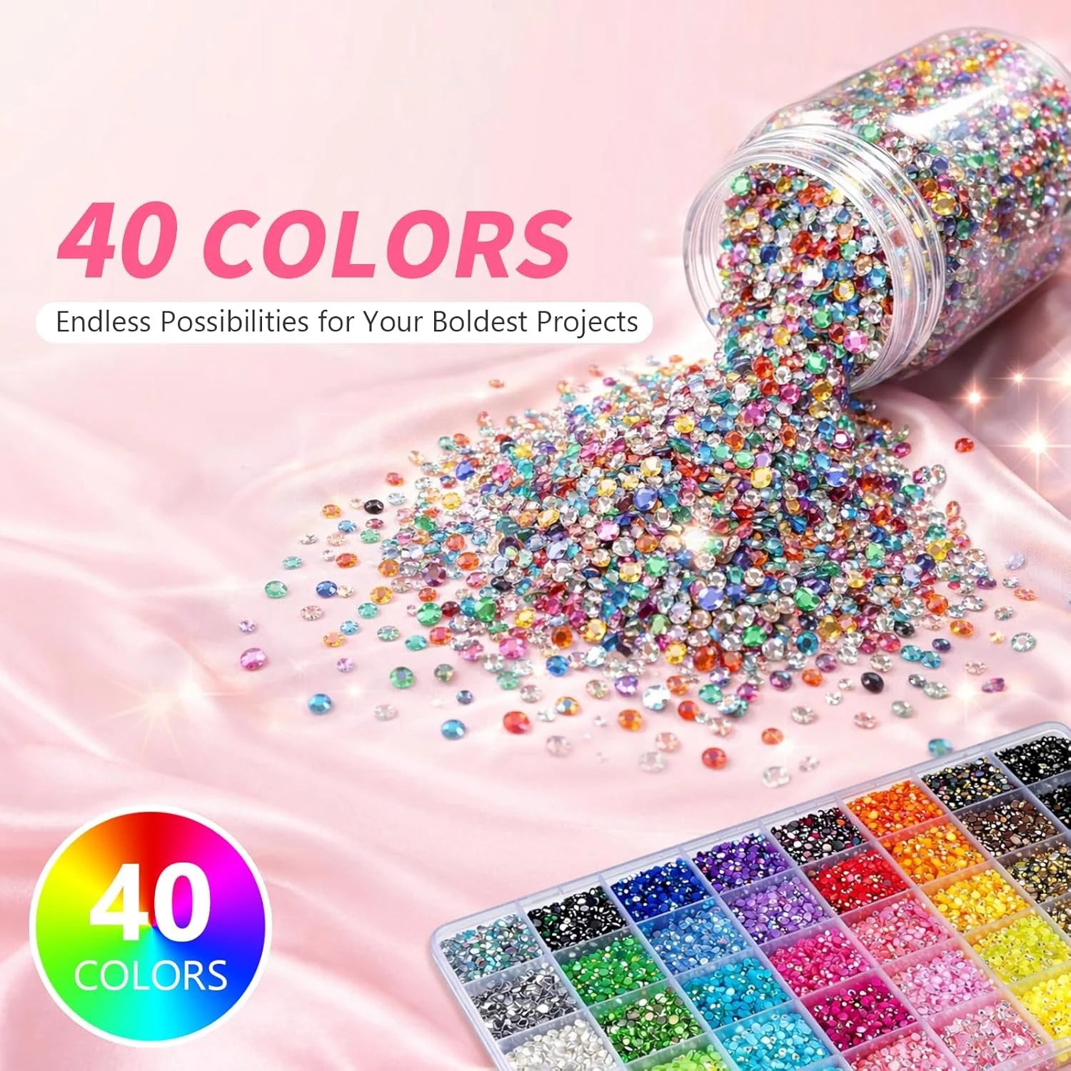 Resin Jelly Rhinestones Bedazzling Kit Flatback Crystals Flatback Gems for Diamond Art Diamond Art Kits for Adults