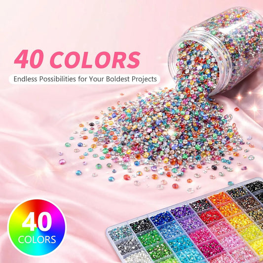 Resin Jelly Rhinestones Bedazzling Kit Flatback Crystals Flatback Gems for Diamond Art Diamond Art Kits for Adults