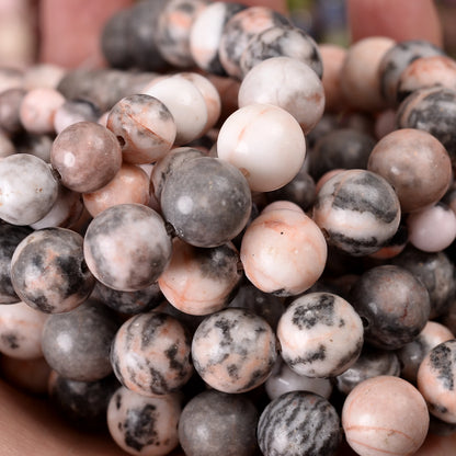 Natural Stone Beads Lava Jaspers Tiger Eye Quartz Agates Round Loose Beads for Jewelry Making DIY Bracelet Accessories 4-12MM