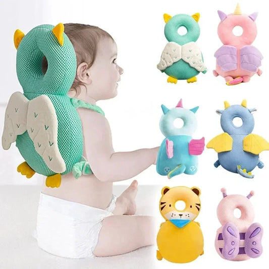 1-3T Toddler Baby Head Protector Safety Pad Cushion Back Prevent Injured Angel Bee Cartoon Security Pillows Protective Headge