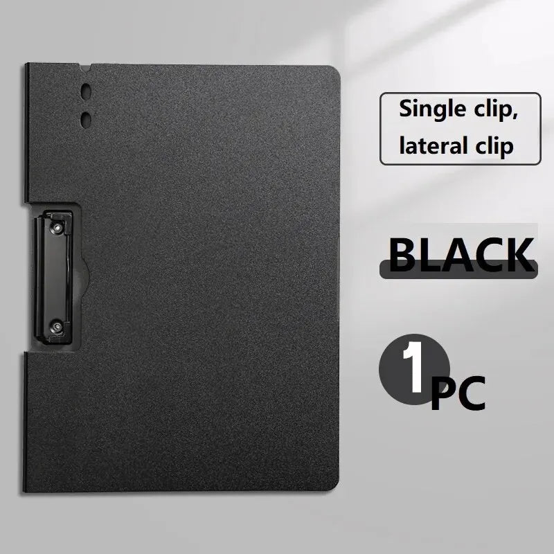 1pc A4 File Folders, Documents Organizer, Clipboard With Cover, A4 Paper Folder For Business & School, Stationery & Office Su