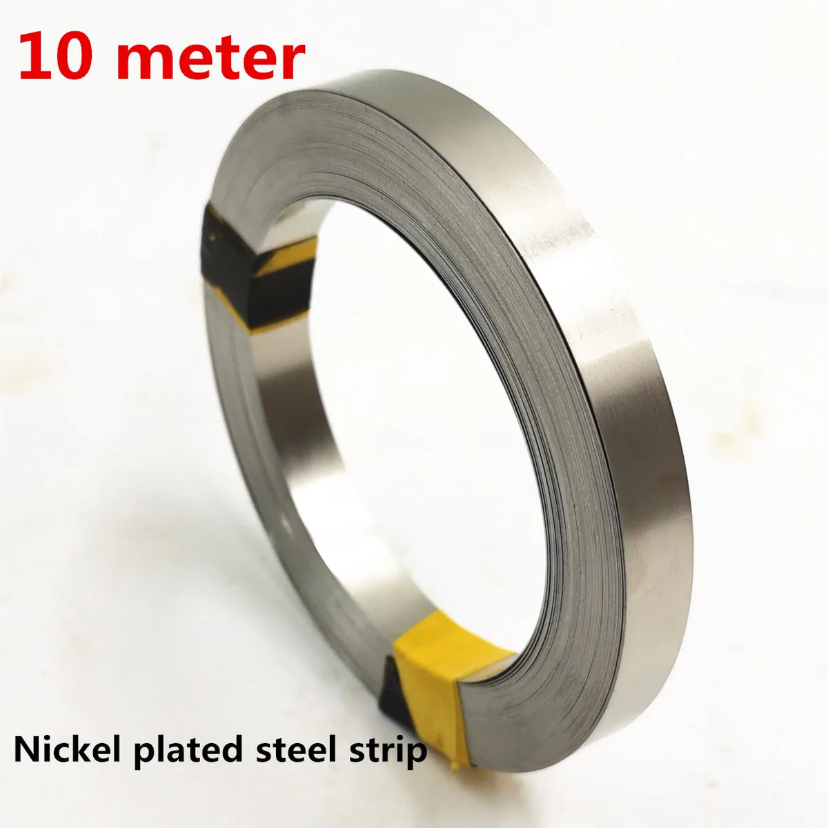 1 Roll 10m 18650 Li-ion Battery Nickel Sheet Plate Nickel Plated Steel Belt Strip Connector Spot Welding Machine Battery Weld