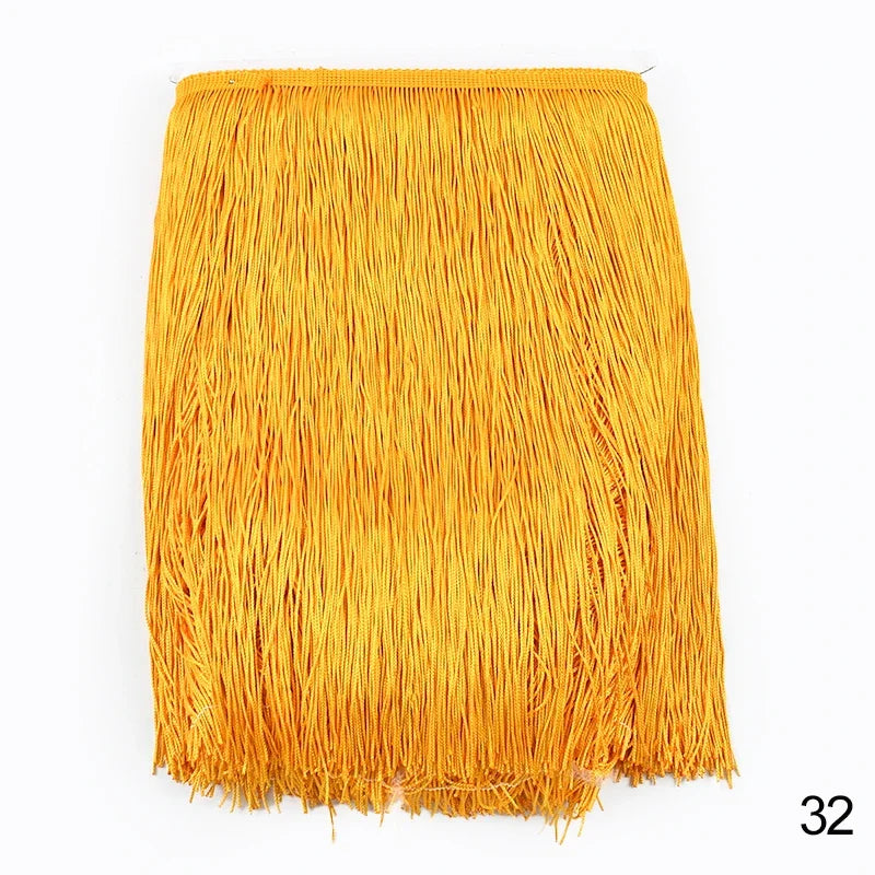 Lace Trim Fringe Tassels 2/5/10M, 30cm Long, For Curtain, Sewing, DIY Accessories - 32 / 30cm-10Yards