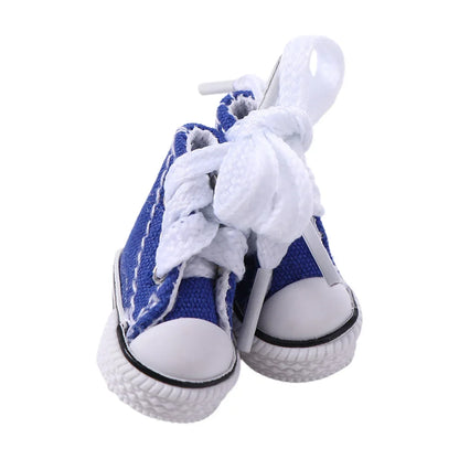 Dolls Accessories 3.5CM Sneakers Shoes Mini Shoes For Children Blyth Shoes Canvas Shoes Shoes - Blue A