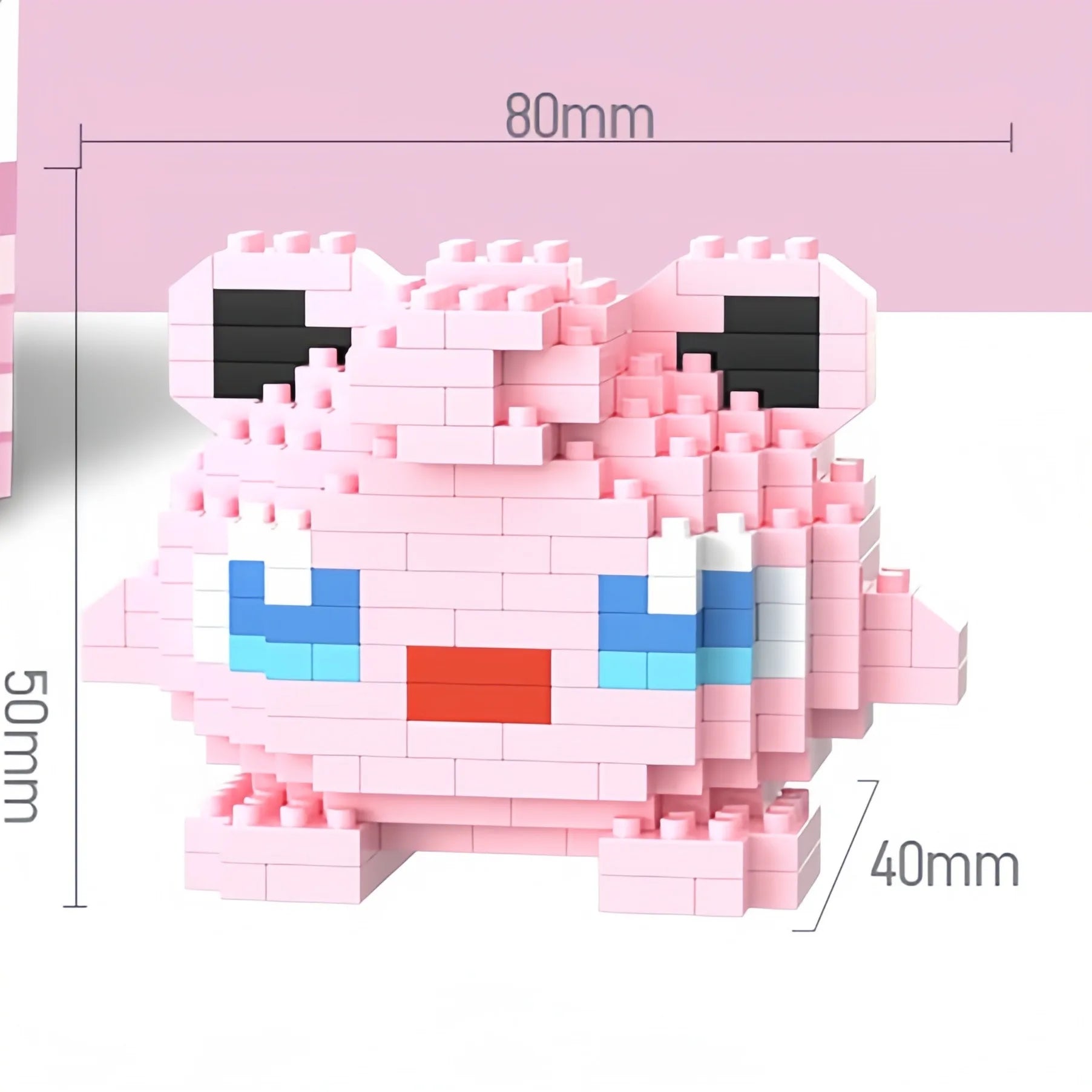 building block toys are luxurious children's toy models, suitable for educational DIY games for boys and girls, cartoon anime