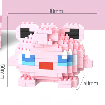 building block toys are luxurious children's toy models, suitable for educational DIY games for boys and girls, cartoon anime