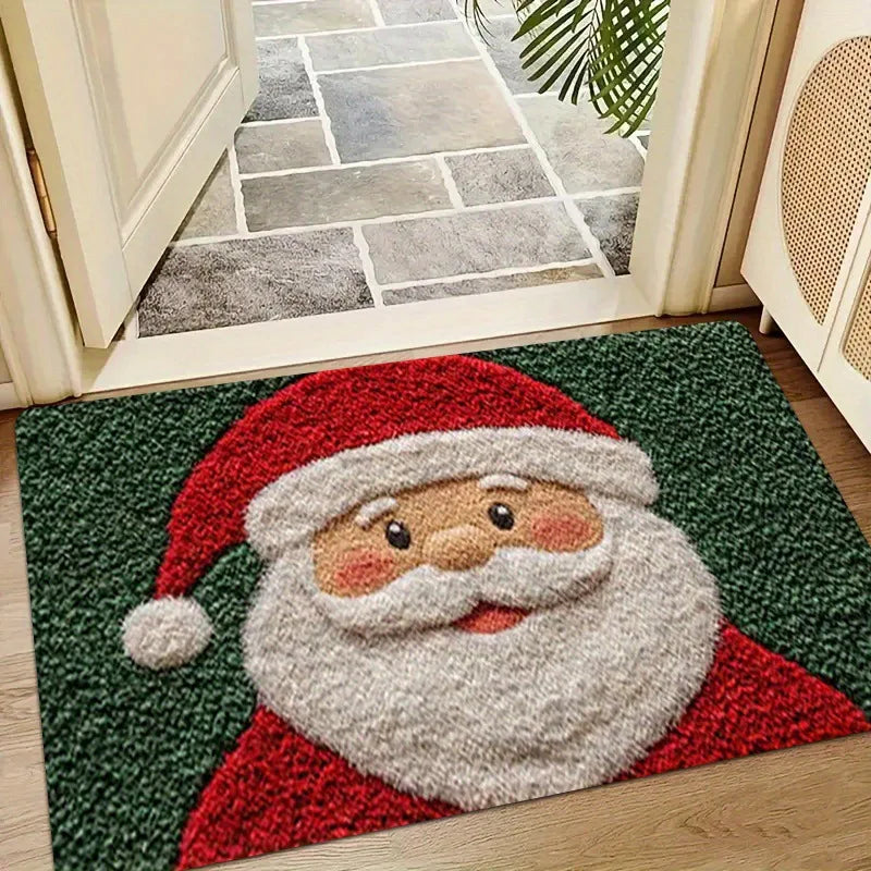Christmas Door Mat Red Santa Claus Outdoor and indoor Gingerbread Man Carpet New Year 2026 Merry Christmas Home Decor Foot Ma