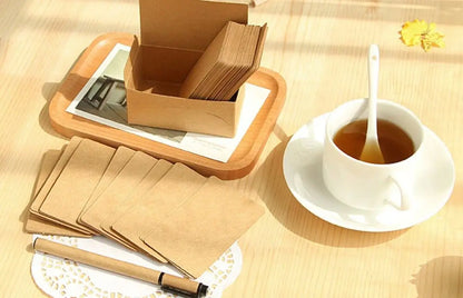 100Pcs 9*5.2cm Blank Card For Business Cards For Message And Book Name Blank Cards For Business Card Message Cards
