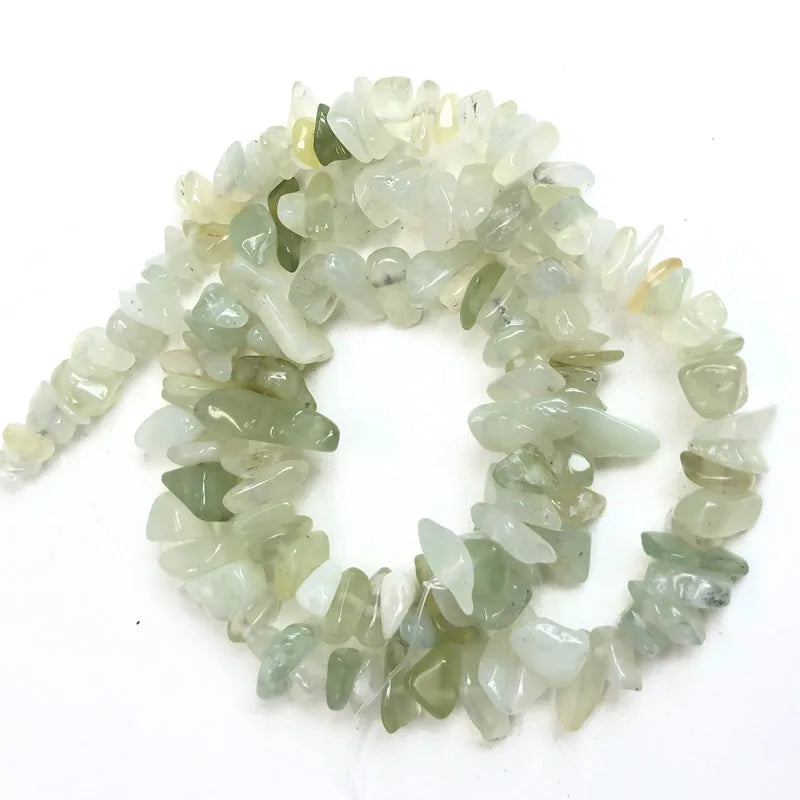 Natural Stone Chips Beads 5-8mm Irregular Gravel Crystal Quartz For Jewelry Making Freeform Beads Diy Necklace Bracelet 15'' 