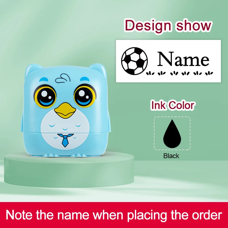 ‌Personalized Custom Name Stamp for Kids - Waterproof Durable School Stamp, Non-Fade Ink,Unique Educational Gift for Students