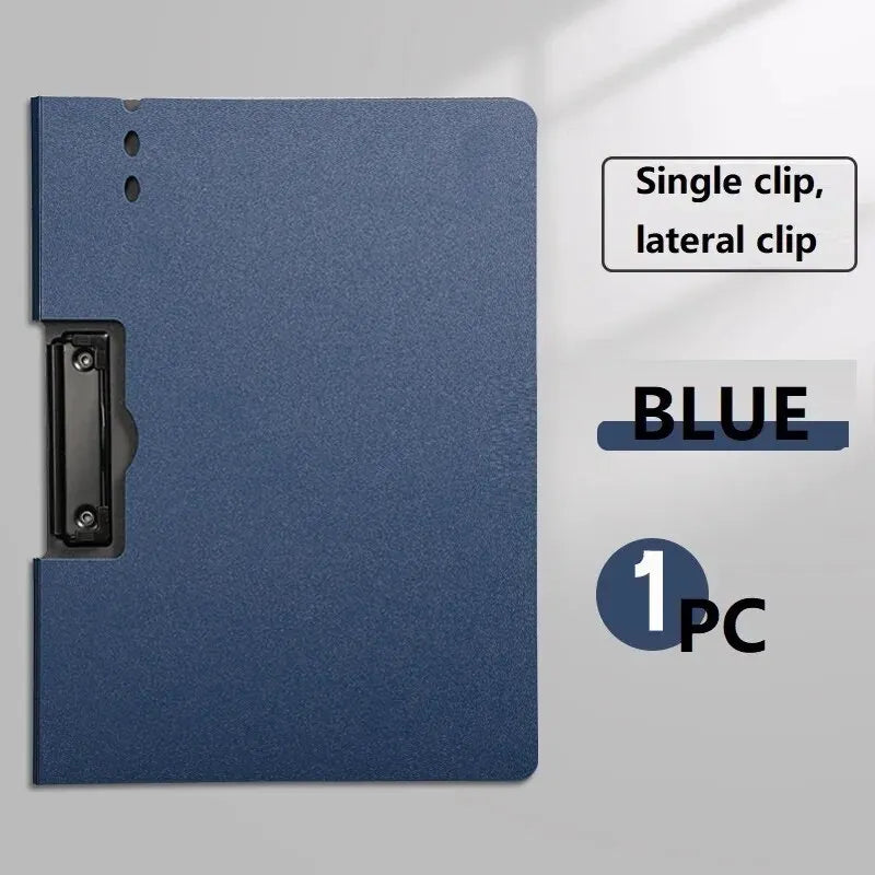 1pc A4 File Folders, Documents Organizer, Clipboard With Cover, A4 Paper Folder For Business & School, Stationery & Office Su