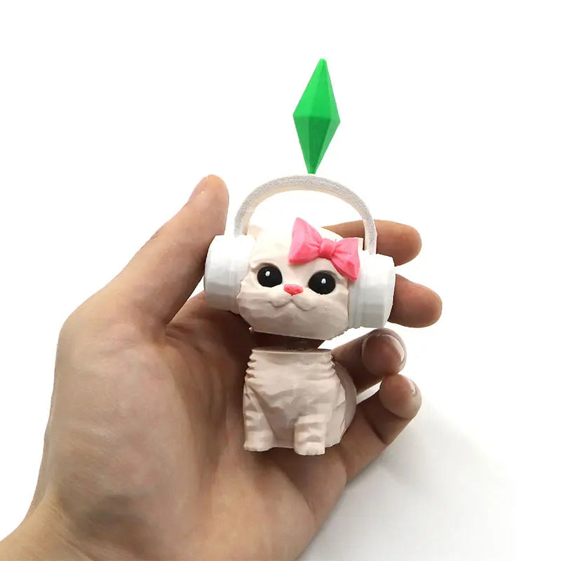 Home Decoration Figure The Doll Foliage Sims Cat Plumbob Dancing Sim Cat Dancing Needoh Cat Car Decoration For Home Decor Ite