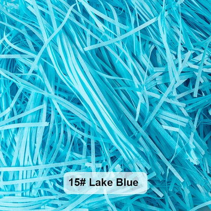 100-20g Multicolored Raffia Paper Shreds & Strands Shredded Crinkle Confetti For DIY Gift Box Wrapping & Basket Filling