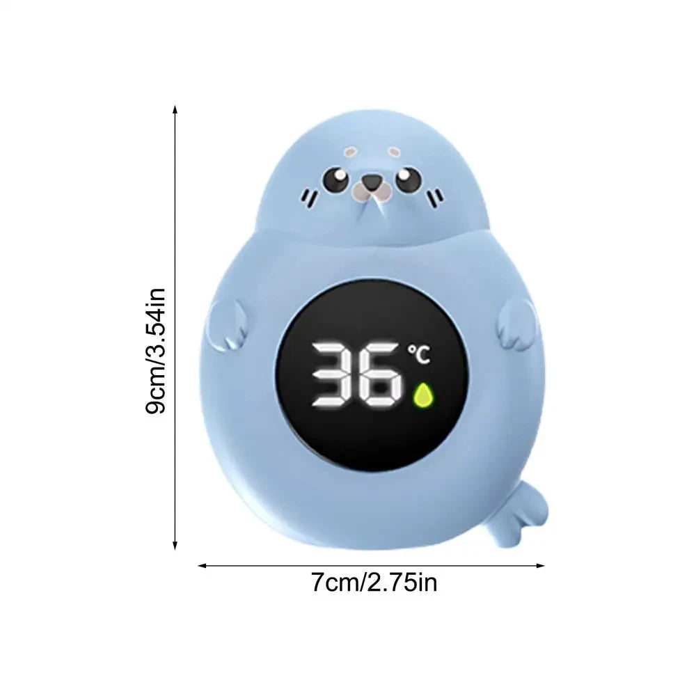 Baby bath thermometer Tub Temperature Monitor Hot Cold Water Resistant Temperature Warning Monitor Upgraded Sensor LED displa