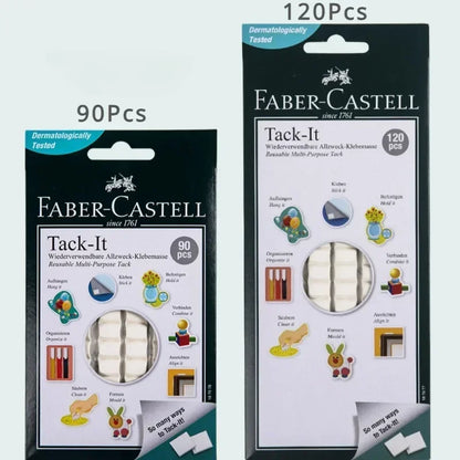 Faber-Castell Tack-It Multipurpose Adhesive Tacky Putty, Non-Toxic Reusable Adhesive Mounting Putty for Crafts & Poster Hangi