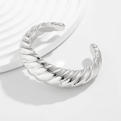 Fashion Exaggerated Irregular Bracelets for Women Simple Hip Hop Rock Personality Plastic Cuff Bangle Trendy Jewelry