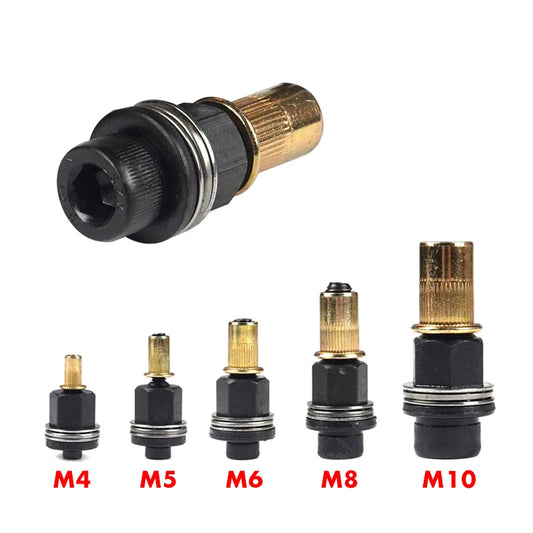 21pcs+1pc Hand Rivet Nut Manual Riveter Nut Tool Accessory for Nuts M4 M5 M6 M8 M10 Simple Installation