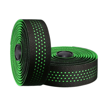 1pair Perforated Breathable Handlebar Tapes Non-slip Road Bike Bar Tape EVA/PU Soft Anti-Vibration Wrap Tape Durable Bar Bart