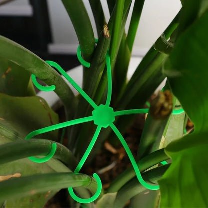 4PCS Plant Stem Support Clips, Flower Stem Gathering Frame, Support Fixer - Anti-Toppling, Hydroponic Branch Fixing Pot Rack