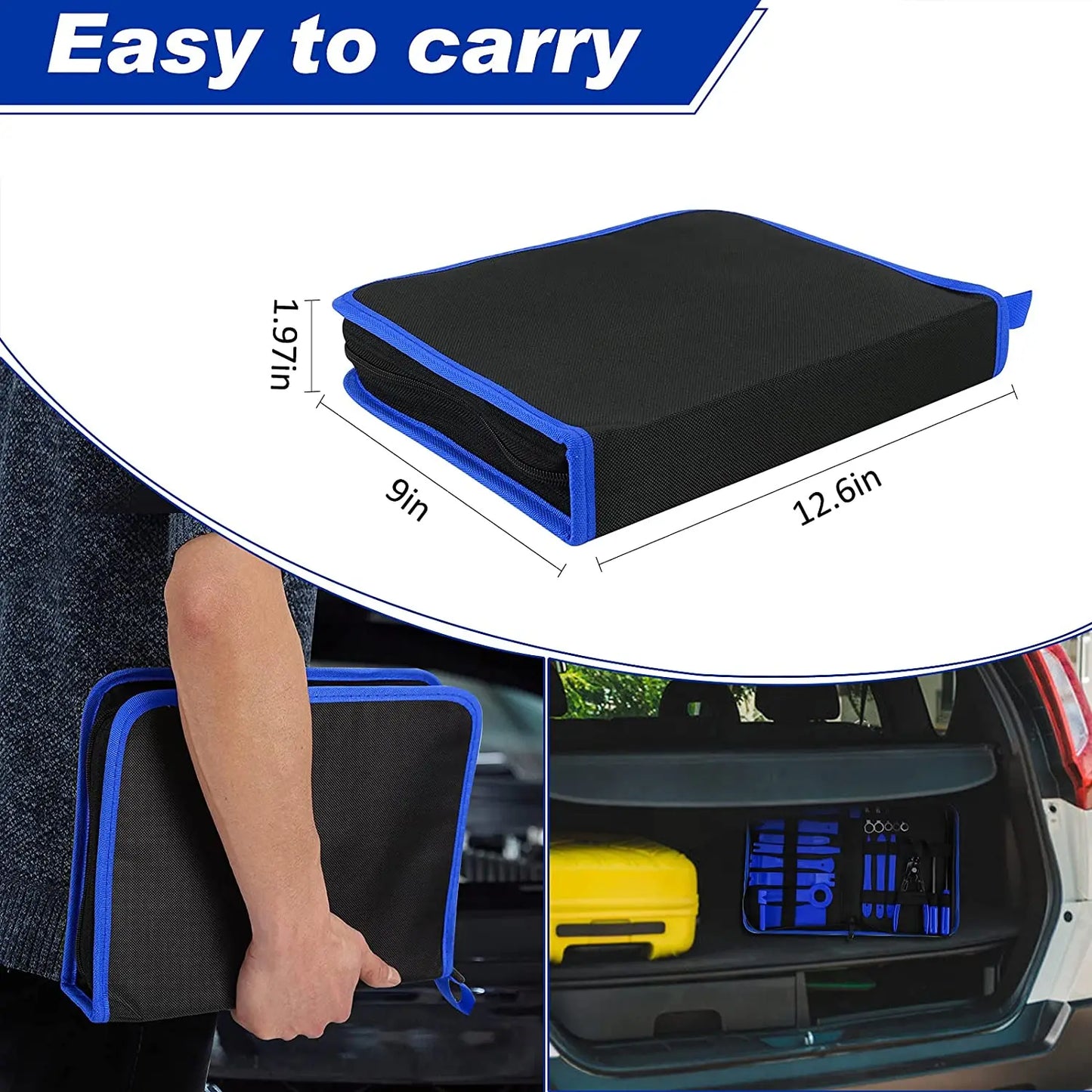 5/11/43PCS Car Trim Interior Plastic Disassembly Kit Car Clips Panel Dashboard Removal Tool Auto Trim Hand Removal Accessorie