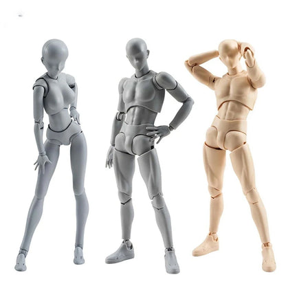 Artists Manikin Action Figure Drawing Model for Sketching Painting Drawing Human Mannequin Body Kun Doll Male Action Figure