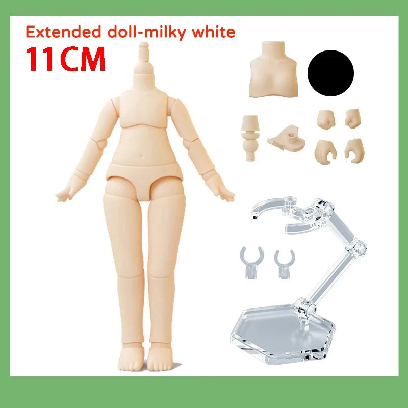 Original YMY 2nd Generation Body Doll Spherical Removeable Joint Body Doll For Penny, GSC, Molly, Obitsu 11, NendoroidS Head