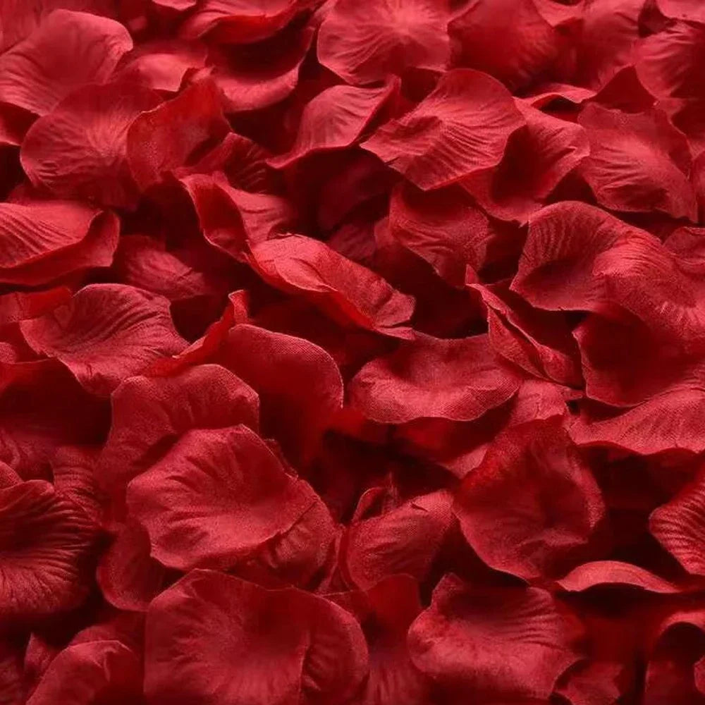 100-10000Pcs Top Colorful Artificial Fake Rose Petals Red White Gold Roses Petal Flowers Romantic Wedding Party Valentine Dec