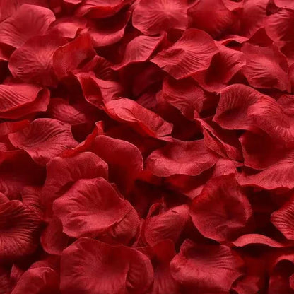 100-10000Pcs Top Colorful Artificial Fake Rose Petals Red White Gold Roses Petal Flowers Romantic Wedding Party Valentine Dec