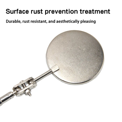 50mm Detection Folding Mirror 360° Rotating Reflector Universal Auto Repair Tool Accessory Telescopic Bottom Inspection Mirro