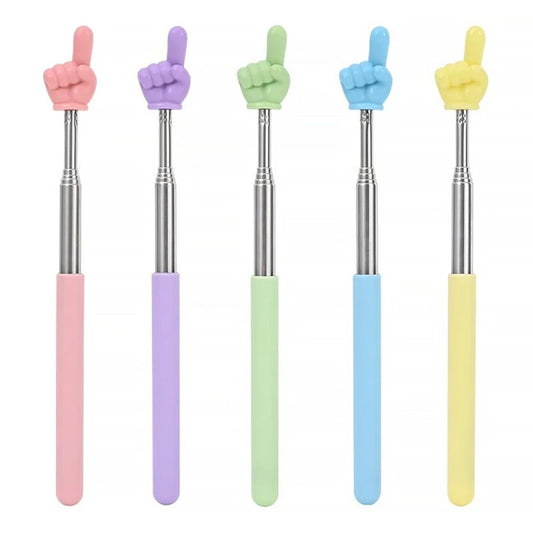 Teaching Tools For School Teachers Telescopic Stainless Classroom Point Stick Retractable Presentation Whiteboard Hand Pointe