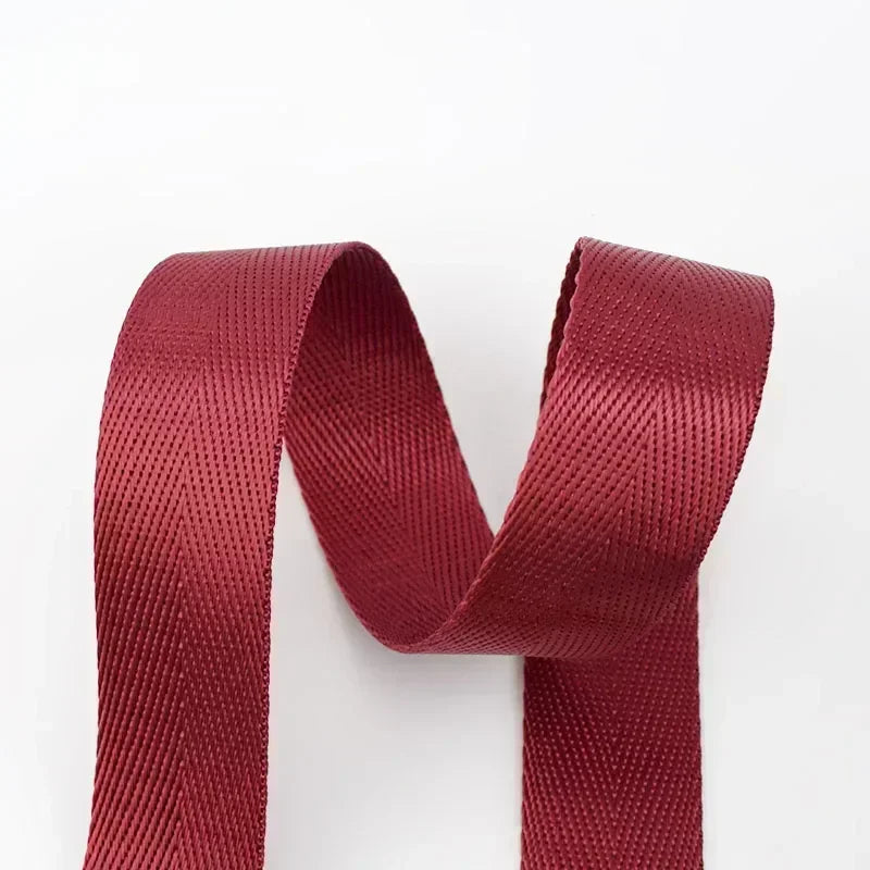 5/10M 1mm 20-38mm Nylon Ribbon Band Herringbone Pattern Webbing Tape Belt Backpack Strap DIY Bag Binding Fabric Sewing Access