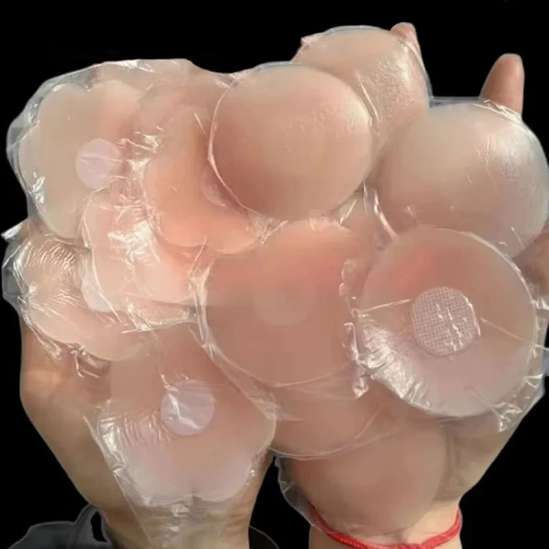 New Reusable Silicone Nipple Cover for Women Bra Sticker Breast Petal Strapless Bra Invisible Boob Pads Chest Pasties Intimat