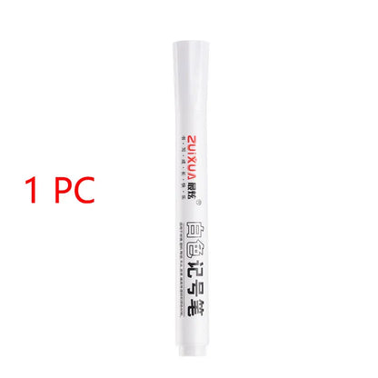 1/3/5 Pcs White Marker Pens 2.0mm Oily Waterproof White Gel Pen DIY Graffiti Sketching Markers Stationery Wrting School Suppl